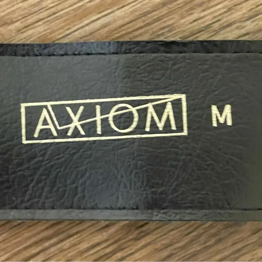 Vintage 90’s Axiom Velvet Adjustable Belt Black Size Medium
